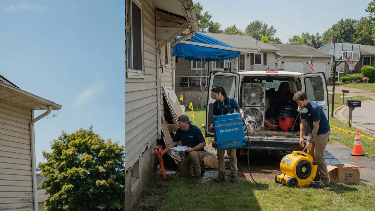 Ceiling Leak Cleanup in Royersford, PA near me